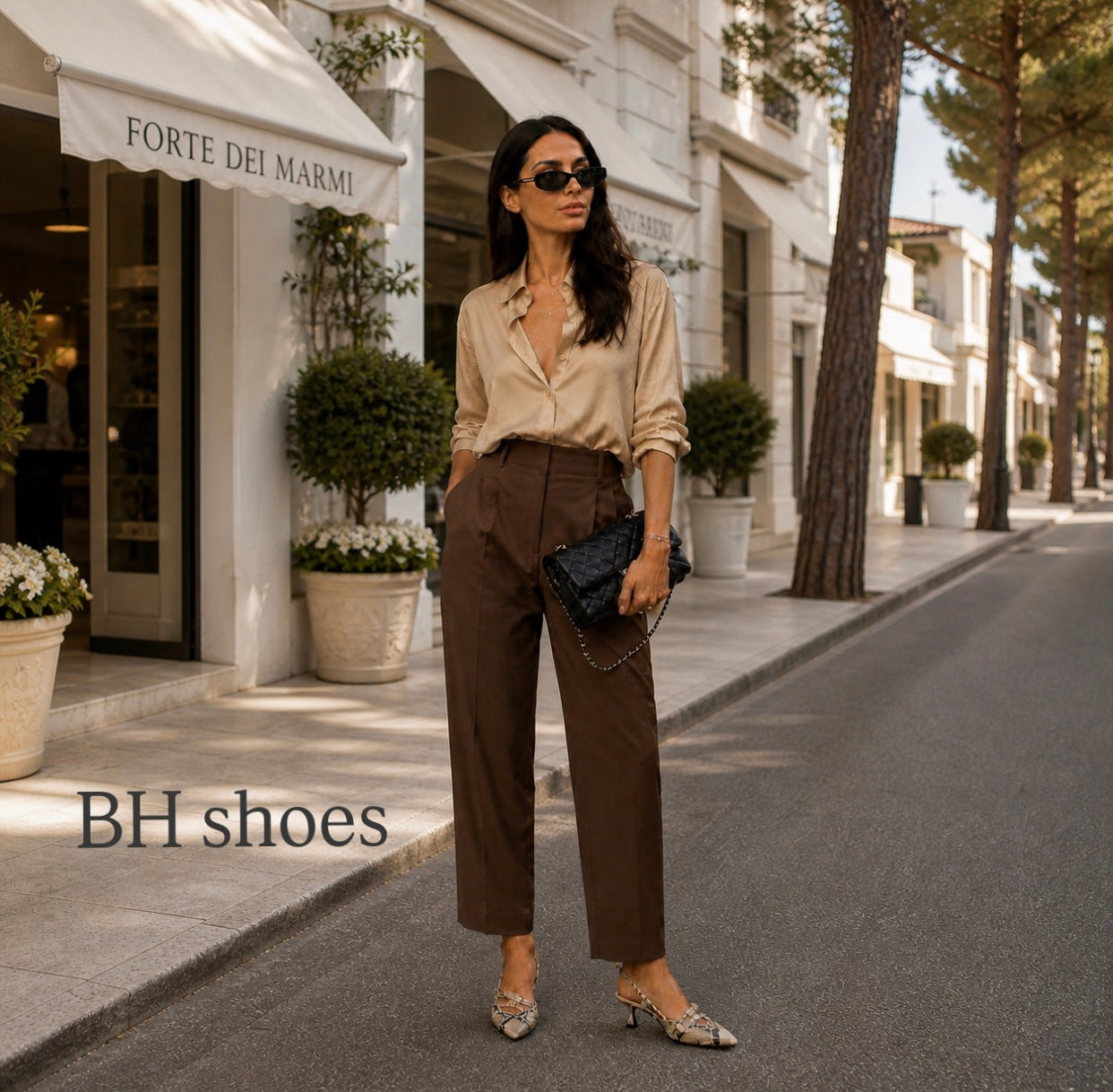 Décolleté Sandalo slingback Pitone roccia pelle t.5cm._ BH shoes