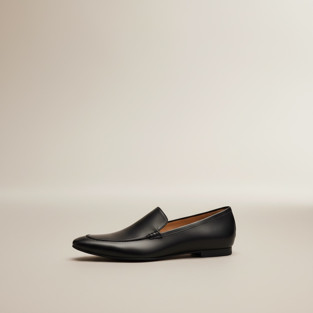 Scarpa pelle modello Classic woman colore nero, décolleté. Tacco basso.