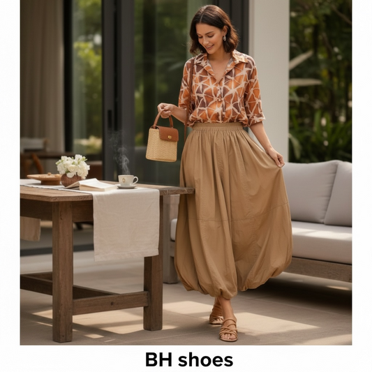 Sandalo Ciabatta  Flat di Pelle Nude