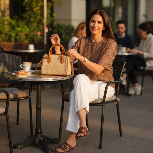 A L I c e -Bianco Casual ed elegante il pantalone versatilità nella tonalità total white