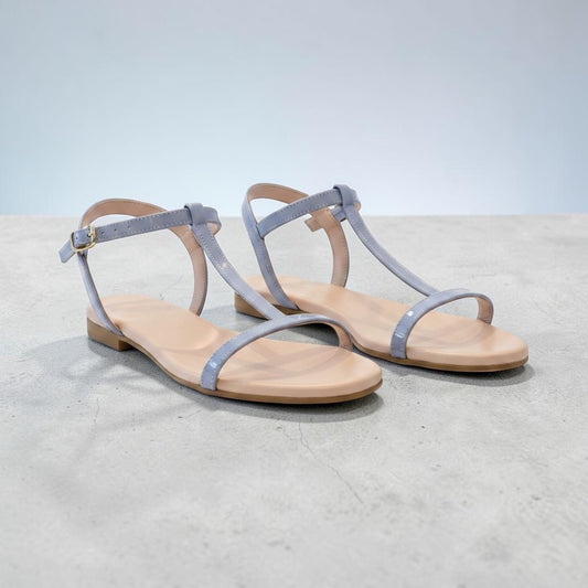 Sandalo di vernice azzurra BH shoes